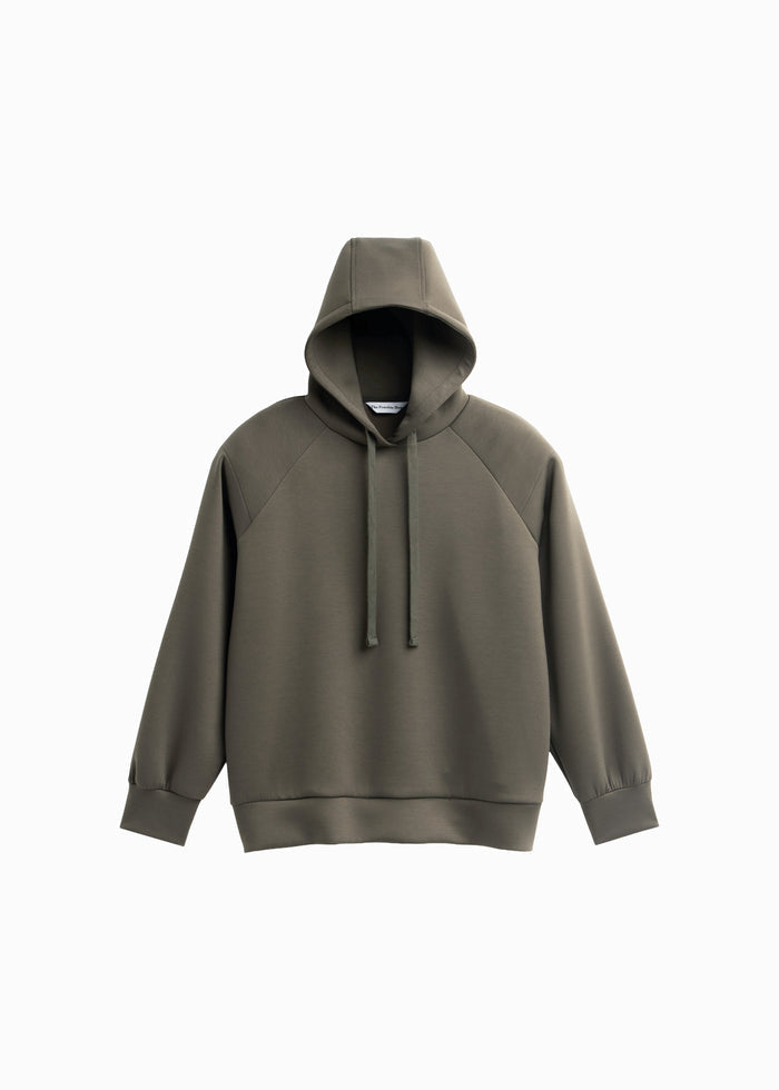 Olian Neoprene Hoodie - Dark Olive