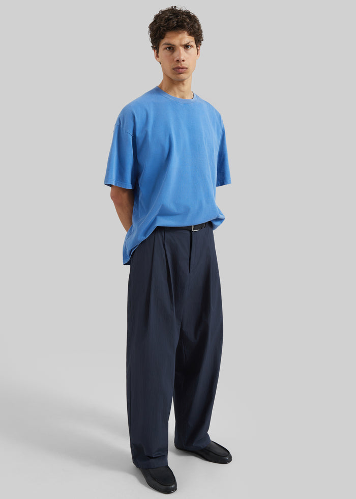 Osaka Pleated Pants - Navy