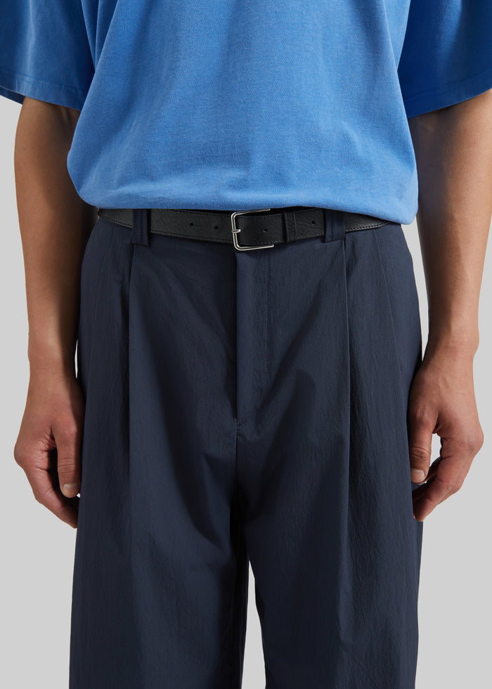 Osaka Pleated Pants - Navy