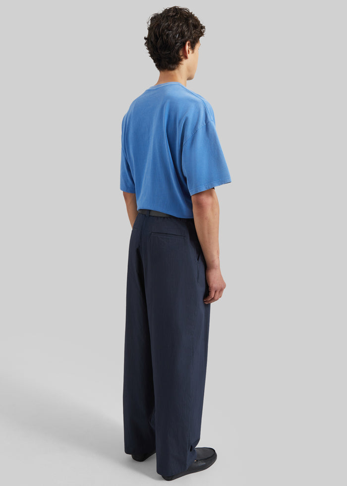 Osaka Pleated Pants - Navy