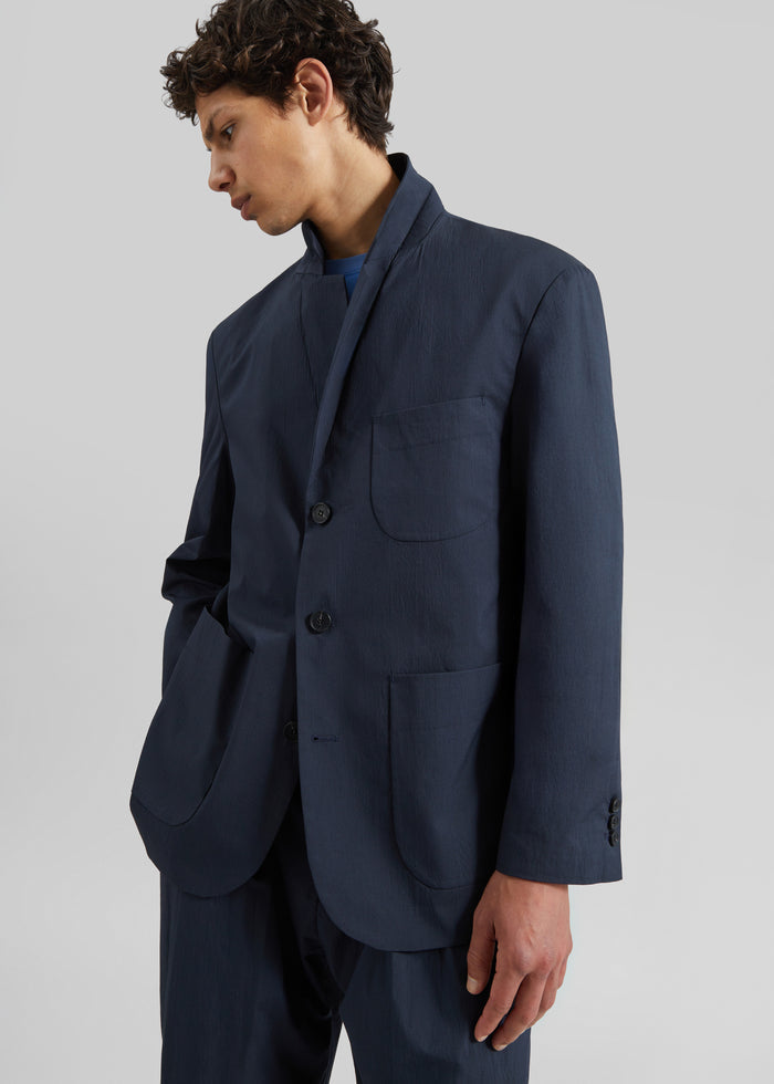 Osaka Single Breasted Blazer - Navy