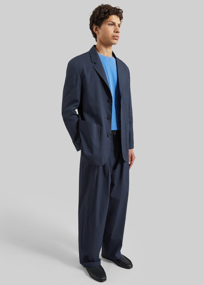 Osaka Single Breasted Blazer - Navy