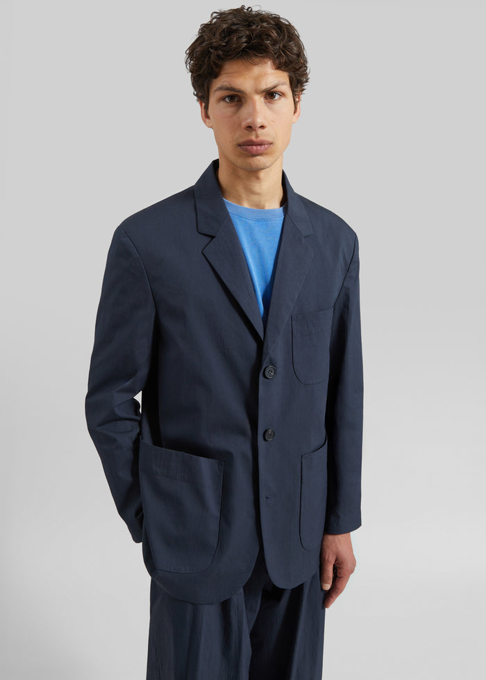 Osaka Single Breasted Blazer - Navy
