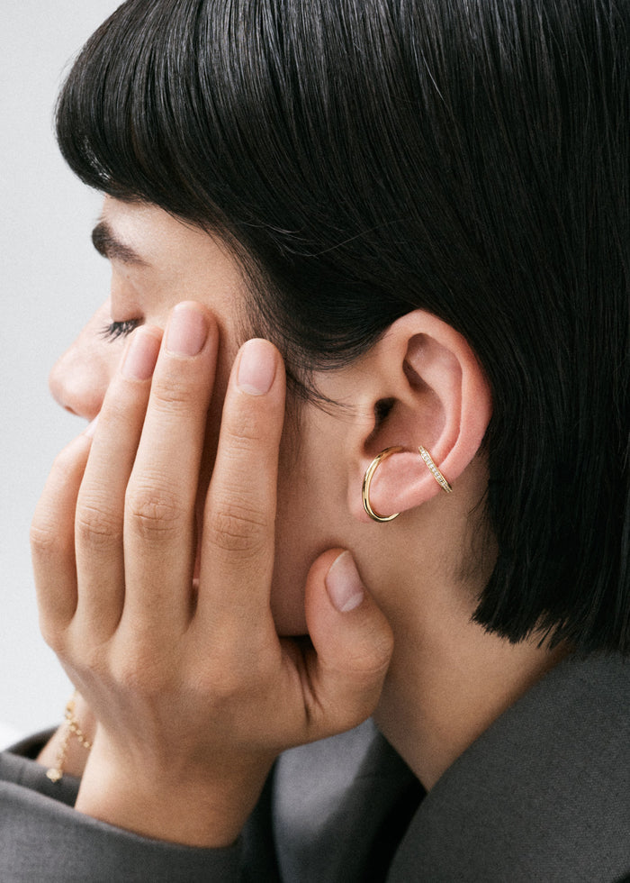 Otiumberg Pavé Sonder Ear Cuff - Gold