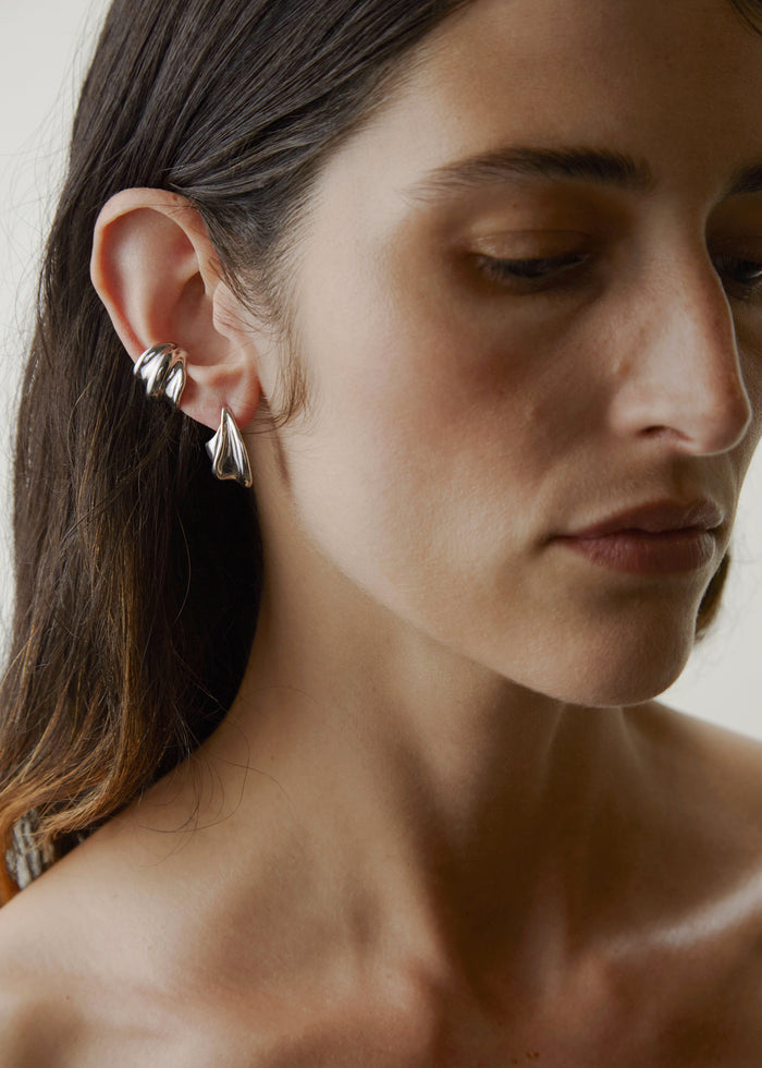 Otiumberg Wave Ear Cuff - Silver
