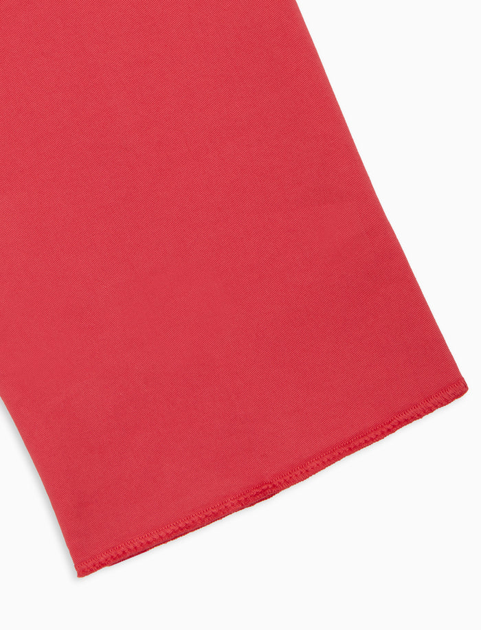Pantalone lungo uomo in cotone rosso tinta unita - Gallo 1927 - Official Online Shop