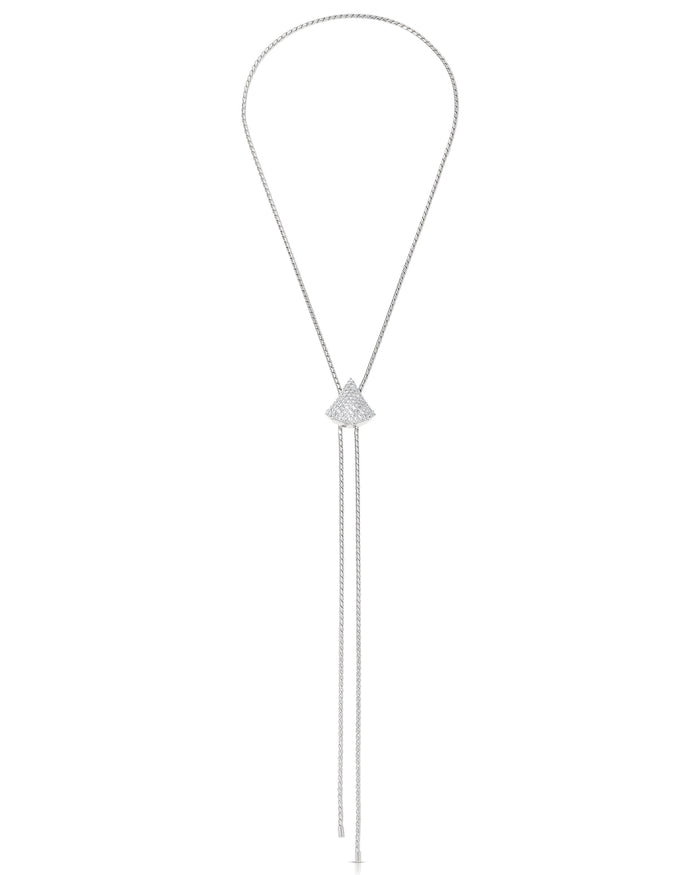 Pavé Shine Bolo Necklace