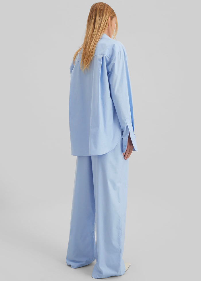 Peri Cotton Shirt - Light Blue