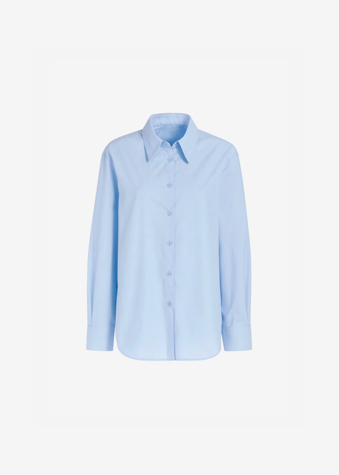 Peri Cotton Shirt - Light Blue