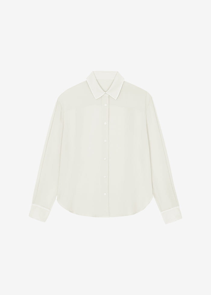 Peri Georgette Shirt - Ivory