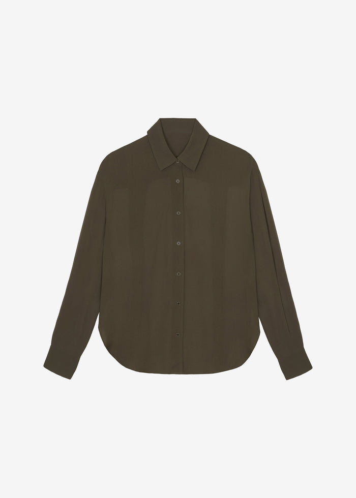Peri Georgette Shirt - Khaki