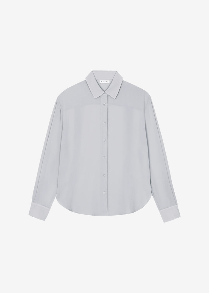 Peri Georgette Shirt - Slate Grey