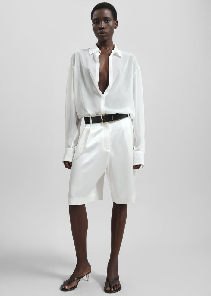 Peri Georgette Shirt - White