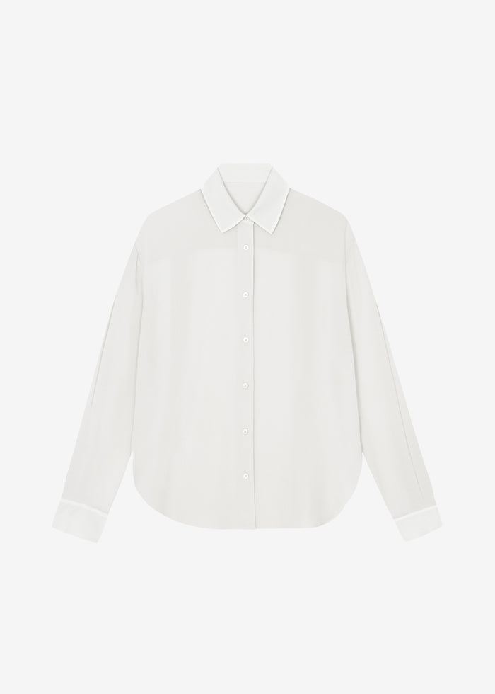 Peri Georgette Shirt - White