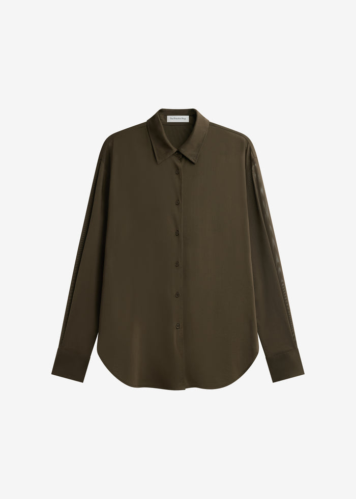 Peri Mesh Fluid Shirt - Khaki