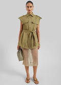 Peri Sheer Midi Skirt - Desert Sand