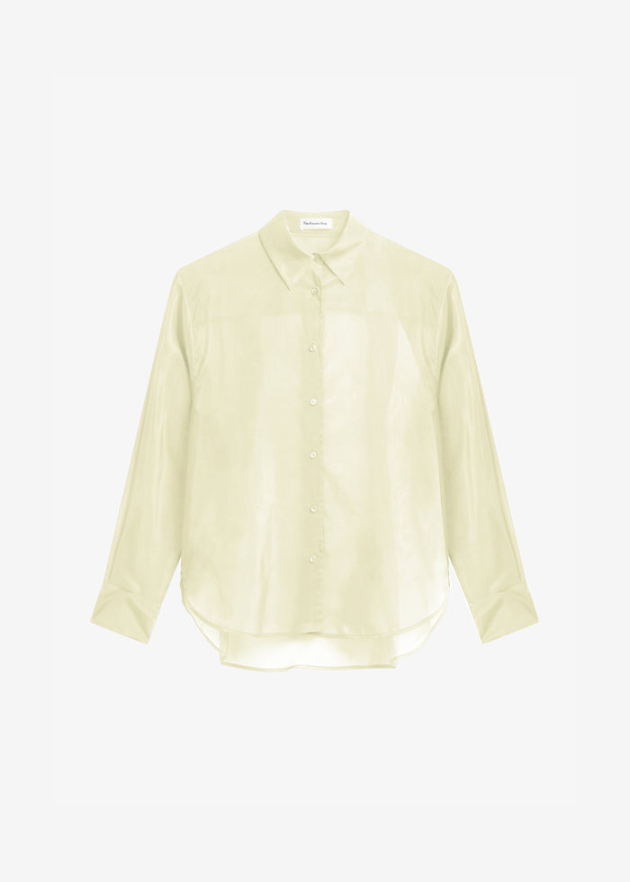 Peri Sheer Shirt - Pale Yellow