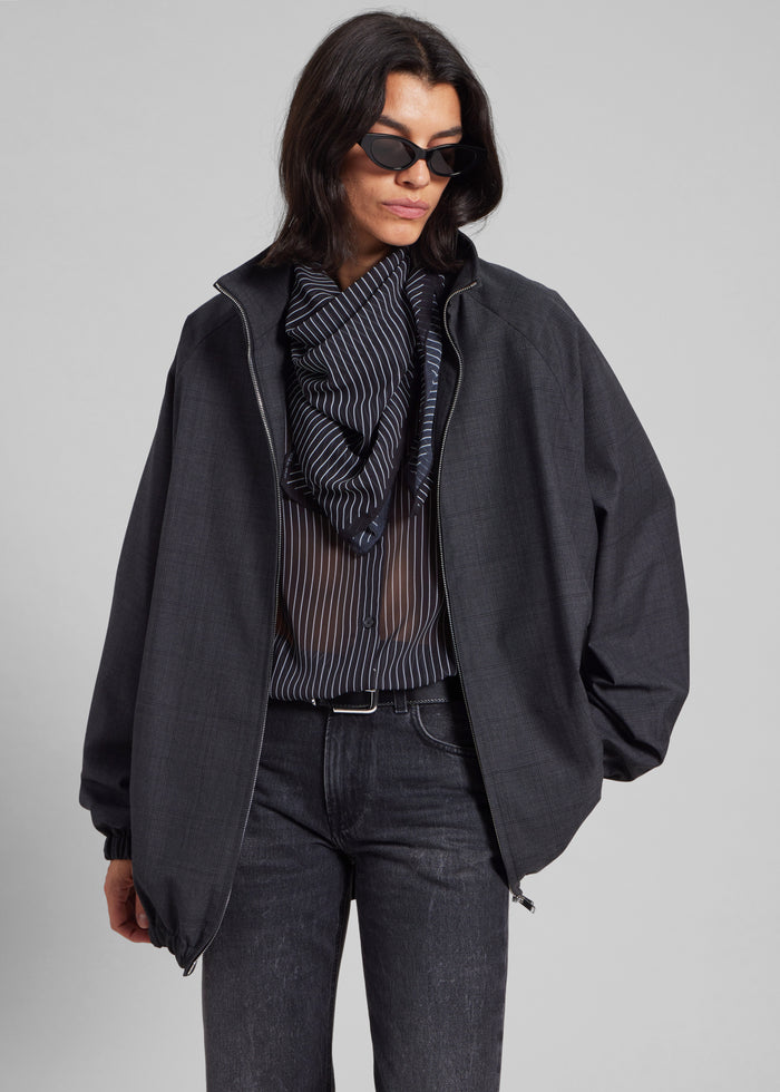 Peri Striped Shirt - Black/White Stripe