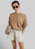 Pierno Cotton Shorts - Beige