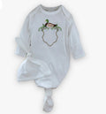 Pima cotton heirloom knot gown