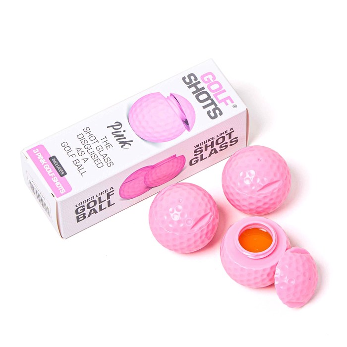 Pink Golf Shots® - Golf Ball Shaped Shot Glass