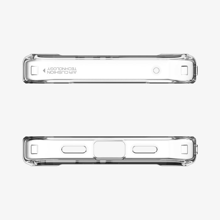 ACS11279 - Pixel 10a Ultra Hybrid in Crystal Clear showing the top and bottom of case