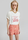 Posse Lexi Shorts - Red Leopard