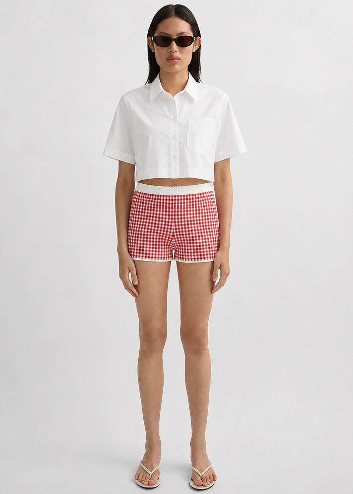 Posse Micah Shorts - Red Gingham