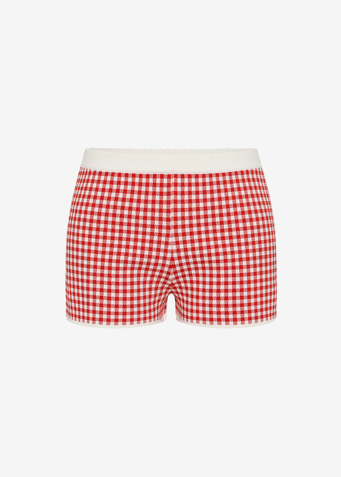 Posse Micah Shorts - Red Gingham