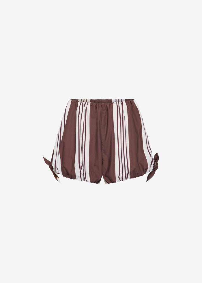 Posse Rosie Shorts - Choc Stripe