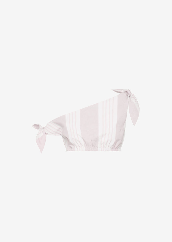 Posse Rosie Tie Top - Pink Stripe