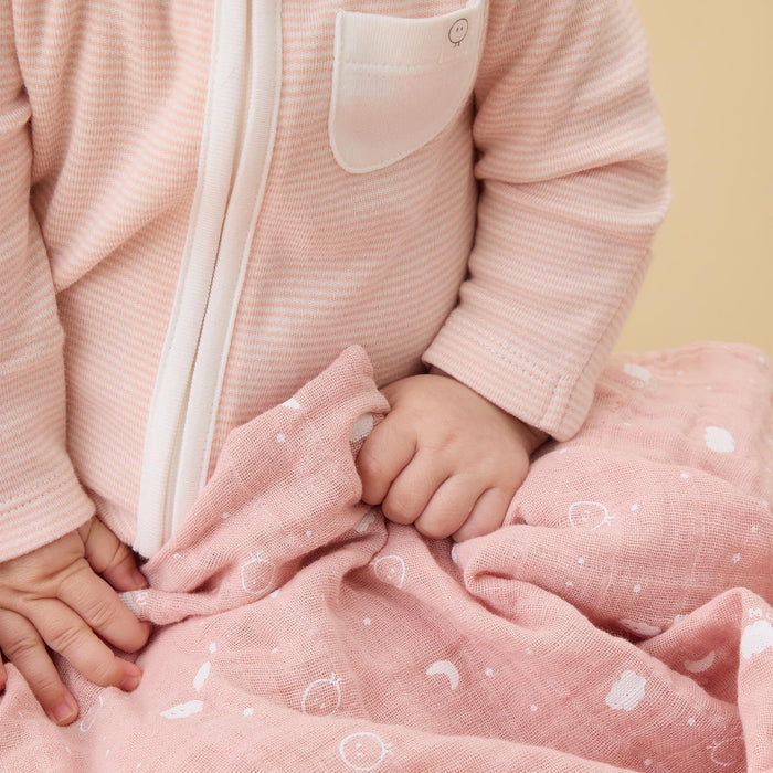 Pre-Washed Large Muslin Swaddle 2 Pack