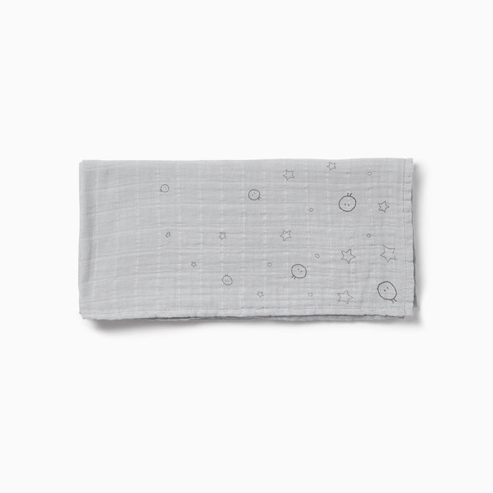 MORI Pre-Washed Large Muslin, Grey