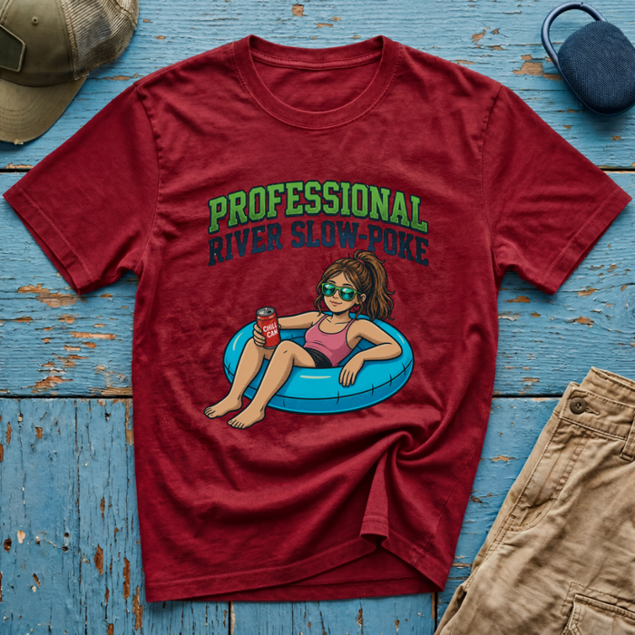 Professional River Slow Poke Little Chick Graphic T-Shirt