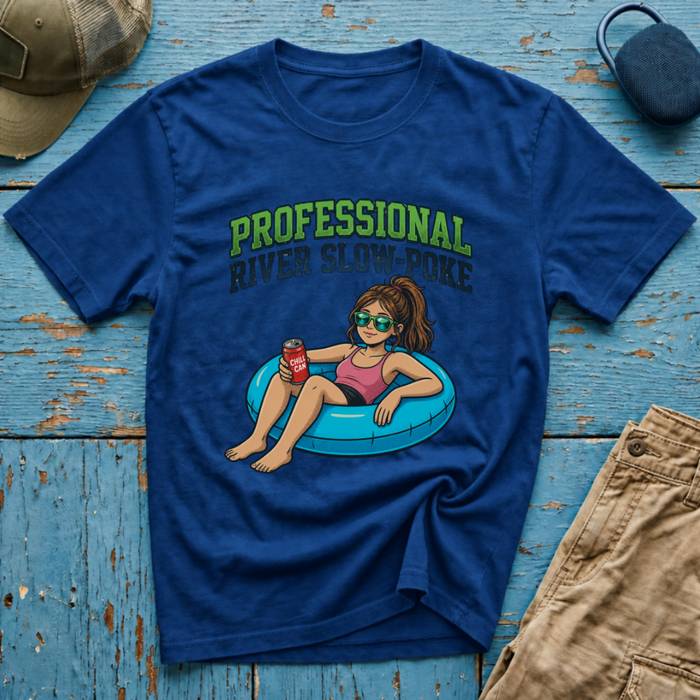 Professional River Slow Poke Little Chick Graphic T-Shirt