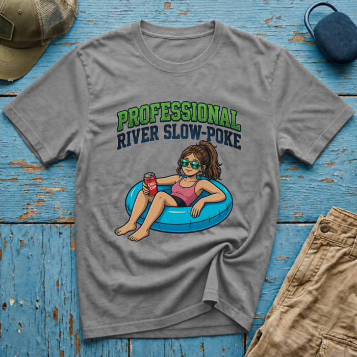 Professional River Slow Poke Little Chick Graphic T-Shirt