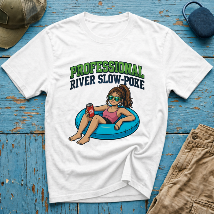 Professional River Slow Poke Little Chick Graphic T-Shirt