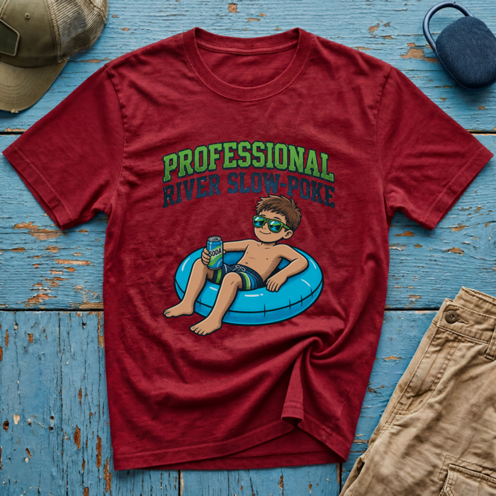 Professional River Slow Poke Little Dude Graphic T-Shirt
