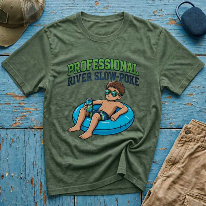 Professional River Slow Poke Little Dude Graphic T-Shirt