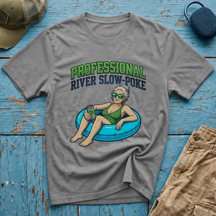 Professional River Slow Poke Old Chick Graphic T-Shirt