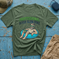 Professional River Slow Poke Old Dude Graphic T-Shirt