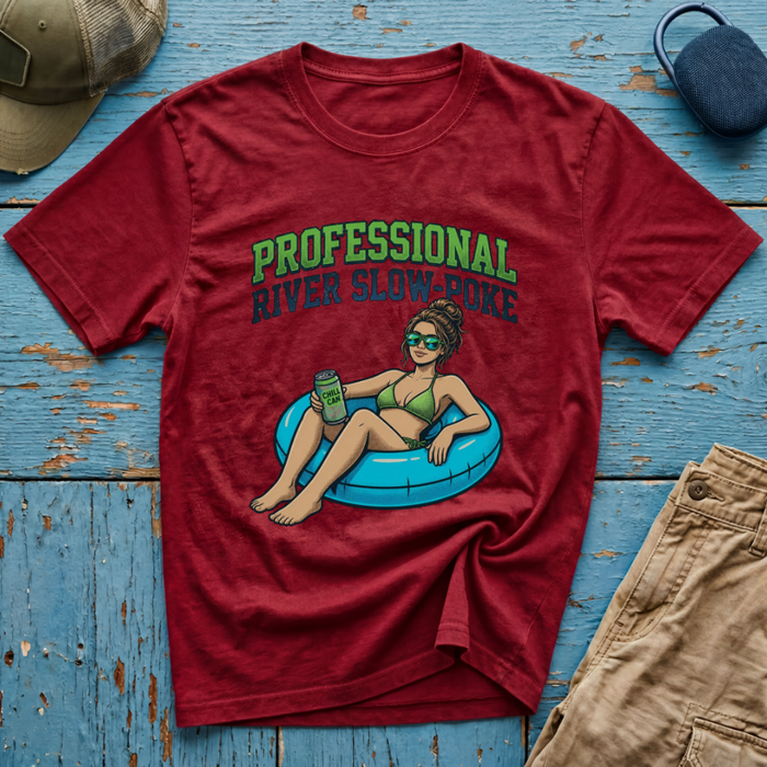 Professional River Slow Poke Young Chick Graphic T-Shirt
