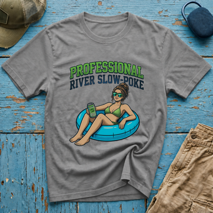 Professional River Slow Poke Young Chick Graphic T-Shirt