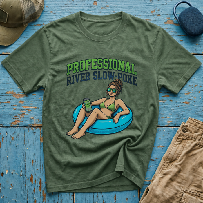Professional River Slow Poke Young Chick Graphic T-Shirt