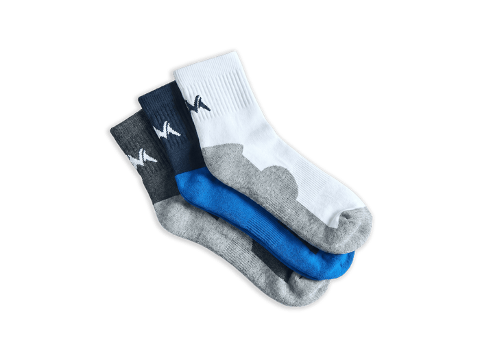 Grey Blue White