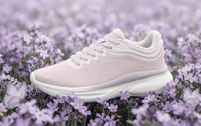 lilac/white