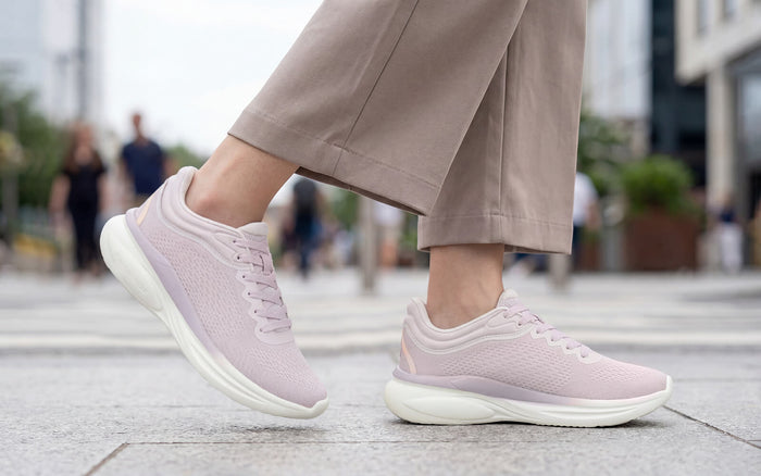 lilac/white