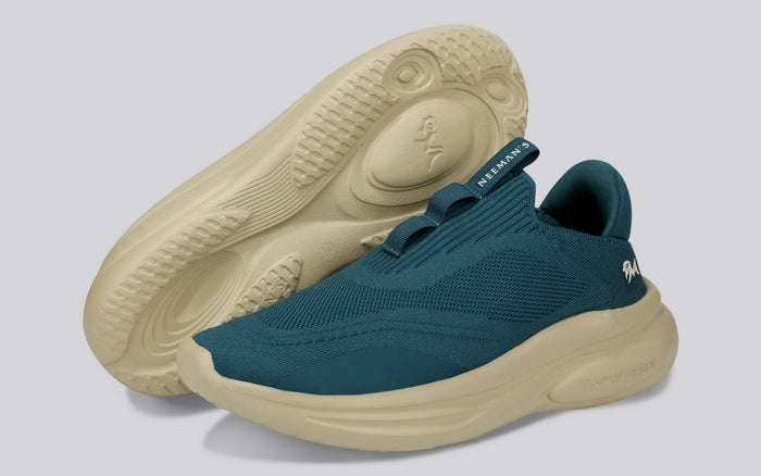 teal/ecru