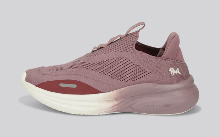 mauve/ivory