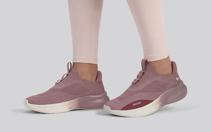 mauve/ivory